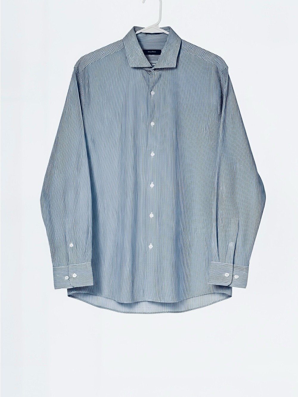 Hugo Boss Men's Striped Cotton Dress Shirt 16.5